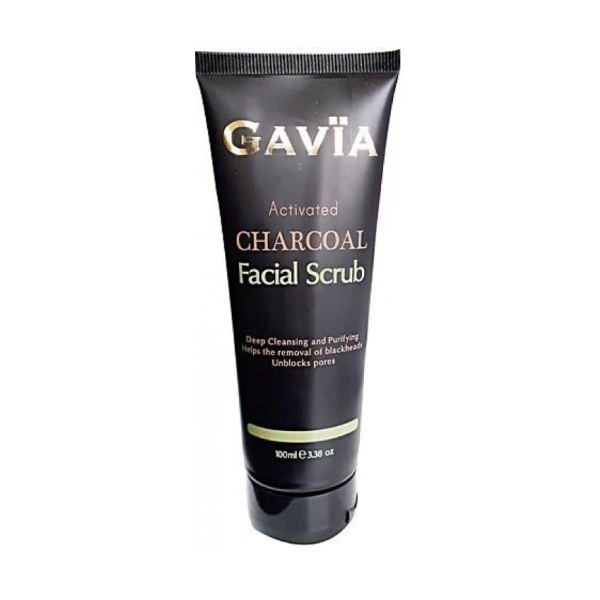 Gavia Activated Charcoal Facial Scrub 100G