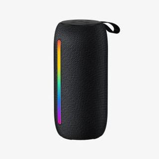 Bwoo Haut-parleur portable sans fil IPX4 Hi-Fi Subwoofer à basses puissantes avec lumière RVB BT 5.3