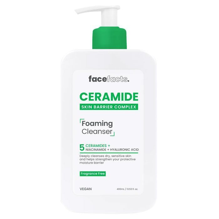 FaceFacts Ceramide Foaming Cleanser, 400ml