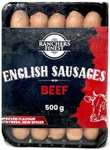 Ranchers Beef Sausages 500G
