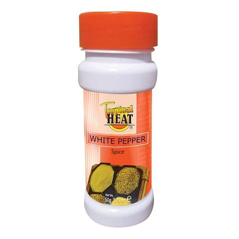 Tropical Heat  White Pepper Ground 45g