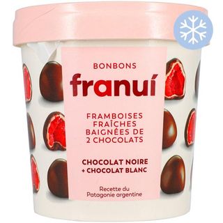 Framboise Enrobée de Chocolat Noir Franui 150g