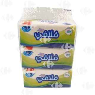 Pack Mouchoirs Blancs Fluffy 2 Plis 3X275U - Fine