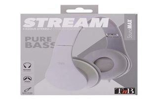 Casque filaire STREAM jack 3,5mm BLANCH