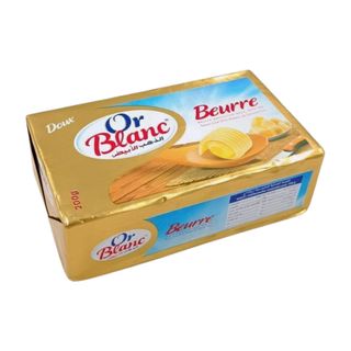 Beurre Doux Plaquette Or Blanc 200g