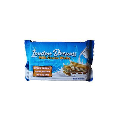 London Dreams Milk Cream Wafer 50G