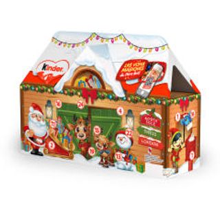 Calendrier de l'Avent maison 3d 234g - KINDER