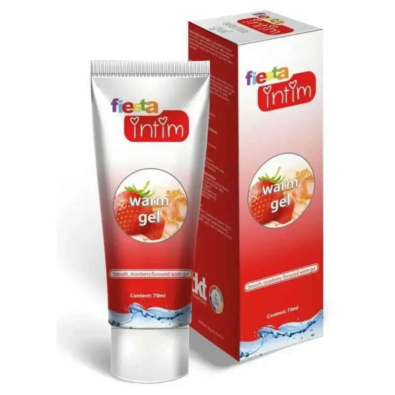 Fiesta Intim Strawberry Warm Gel, 70ml