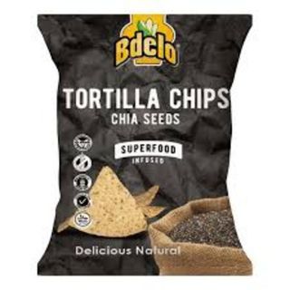 Bdelo Maize Tortilla Chips Chia Seeds 140g