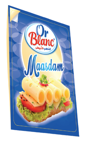 Or Blanc Maasdam Fromage en Tranches 100g