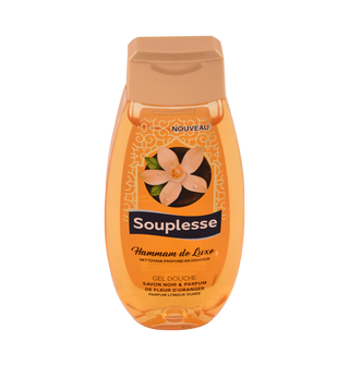 Gel douche Hammam-Savon noir SOUPLESSE 350ML  - 555