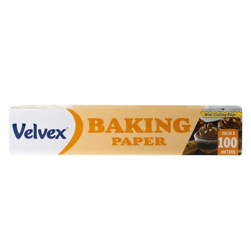 VELVEX BAKING PAPER 38CM X 100M