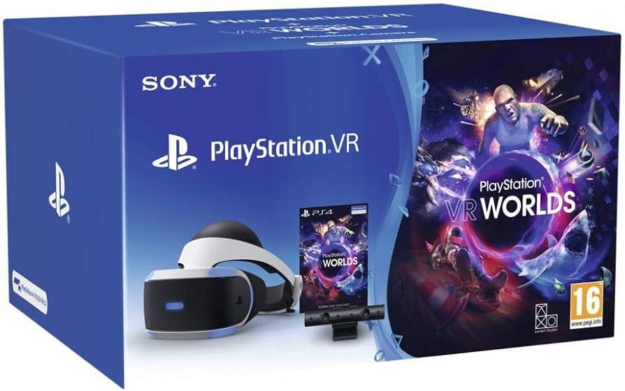 Play Station-Vr+Ps Vr Worlds Camera