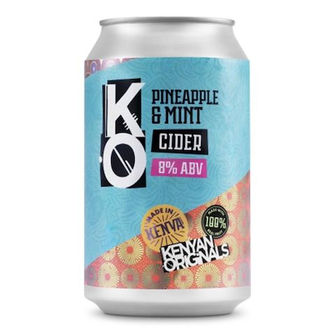 Kenyan Original Cider Pineapple Mint Can 330M