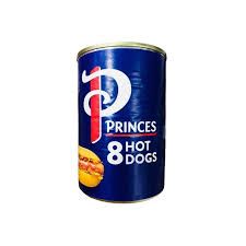 Princes 8 Hot Dog Sausages 400G