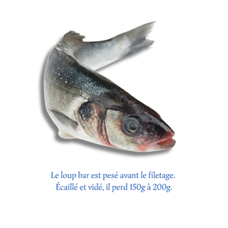 Loup Bar Entier (700g)