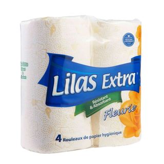 Papier Hygiénique Lilas 4 Rouleaux