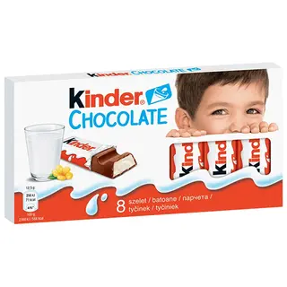 Chocolat 8 Barres 100g Kinder