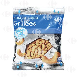 Carrefour Noix De Cajou Sans Sel - 125g /626907