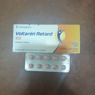 Novartis Voltaren Retard Tablets 100mg, 10 Count