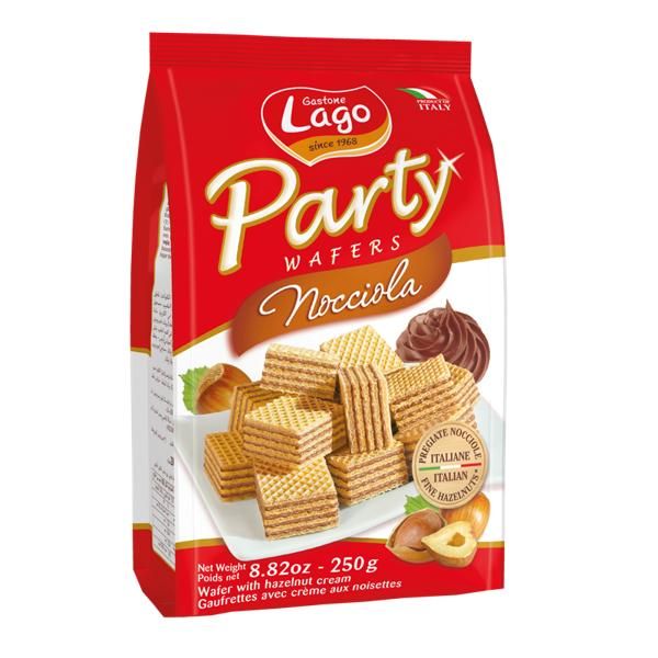 Gastone Lago Party Wafers Hazelnut 250G