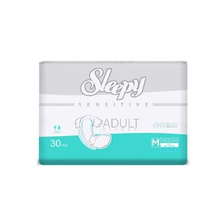 Sleepy Couche Adulte Peau Sensible, Testée Dermatologiquement – M x 30