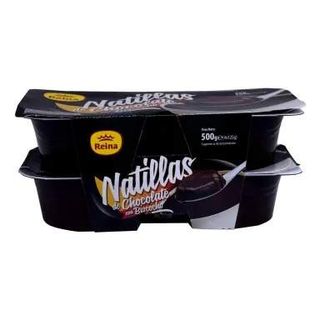 Crème dessert au chocolat avec gâteau à éponge 4x125g - REINA