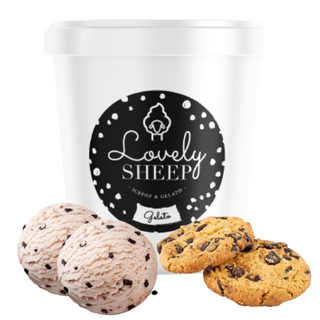 Lovely Sheep Glace Gelato Cookie Grand Pot 475ml