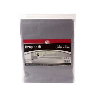 N°1 Drap De Lit Bleu Dimensions: 160X240Cm