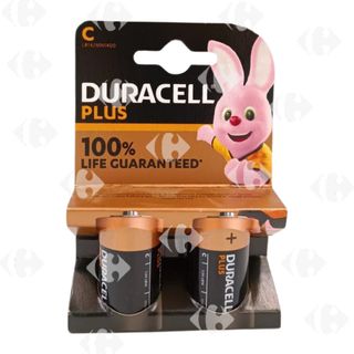 Piles C2 Plus Duracell 2 unités