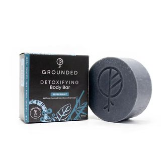 GROUNDED BODY BAR - DETOXIFYING (CHARCOAL & PEPPERMINT) - 150g