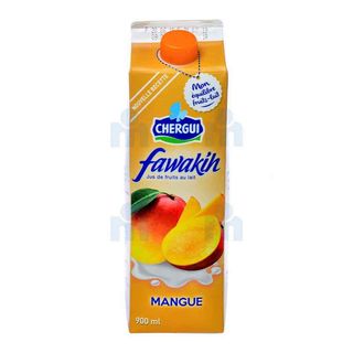 Jus de fruits au lait à la mangue Fawakih 900ml - CHERGUI