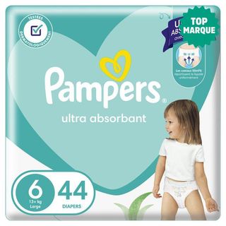 Couches bébé Jumbo - Taille 6 PAMPERS 13KG et plus-44 Pièces - 551