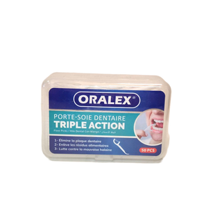 Fil dentaire double fils x50 pcs - ORALEX