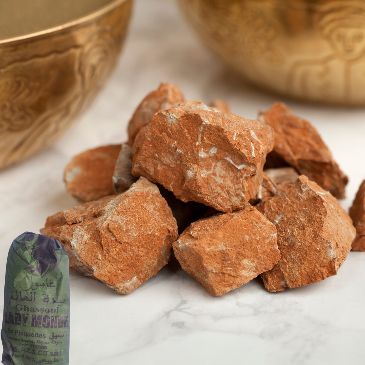 Le Ghassoul, argile volcanique naturelle - 500 g