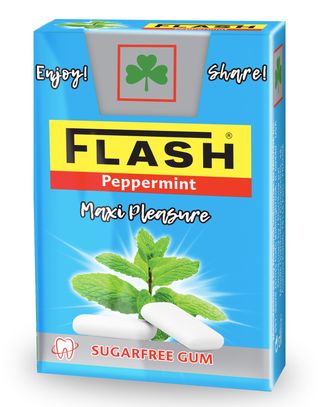 Chewing-Gum Peppermint Flip-Top Flash 25g