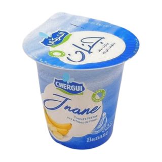 Yaourt à Cuillère Banane Jnane Chergui 110g