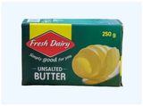 Fresh Dairy Unsalted Butter 250g
