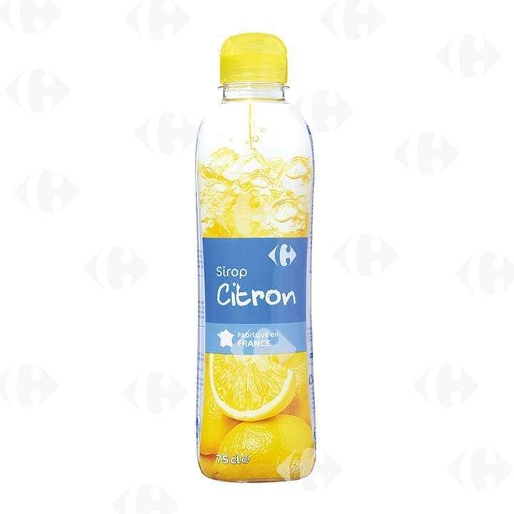 Carrefour Syrup Lemon 750ml