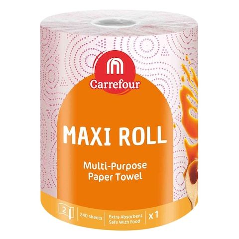 Carrefour Maxi Multi-Purpose Kitchen Towel 240 Sheets