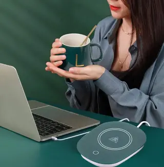 كوب قهوة سيراميك  مع وسادة تسخين 