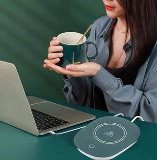 كوب قهوة سيراميك  مع وسادة تسخين 