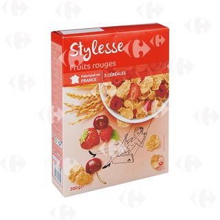 Céreales Stylesse Fruits Rouges Carrefour 300g