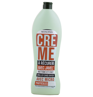 Crème à récurer Javel MONOPRIX 750ml  - 050