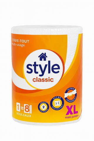 Style Classic Essuie tout XL Multi-usage_8 Rouleaux