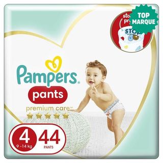 Pampers Premium Care Couches-Culottes Taille 4 (9-14kg) 44 Unités