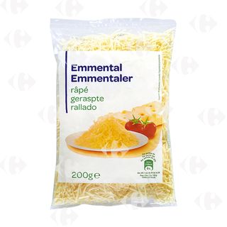 Emmental Rapé Carrefour Blanc 200G