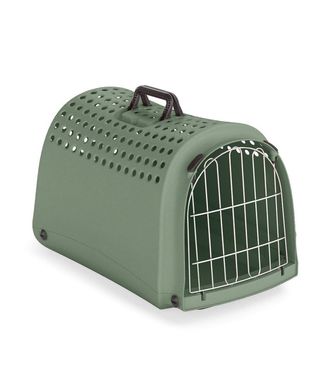 Cage de transport chat vert sauge-959929-