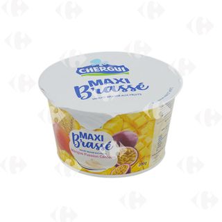 Yaourt Brassé Mangue Passion et Céréales Maxi Chergui 200g