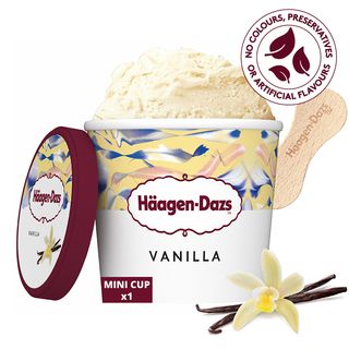 Glace Haagen Dazs Mini Pot  Vanille 100ml